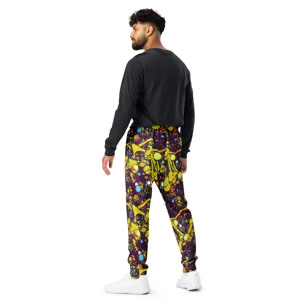 Orbital Ink on Men's Joggers — Back