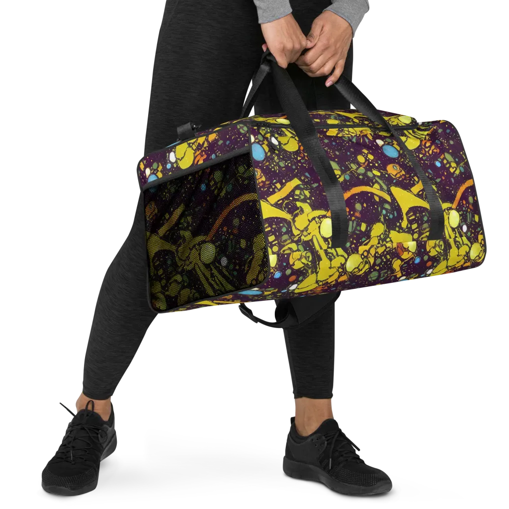 Orbital Ink on Duffle Bag — Right Front