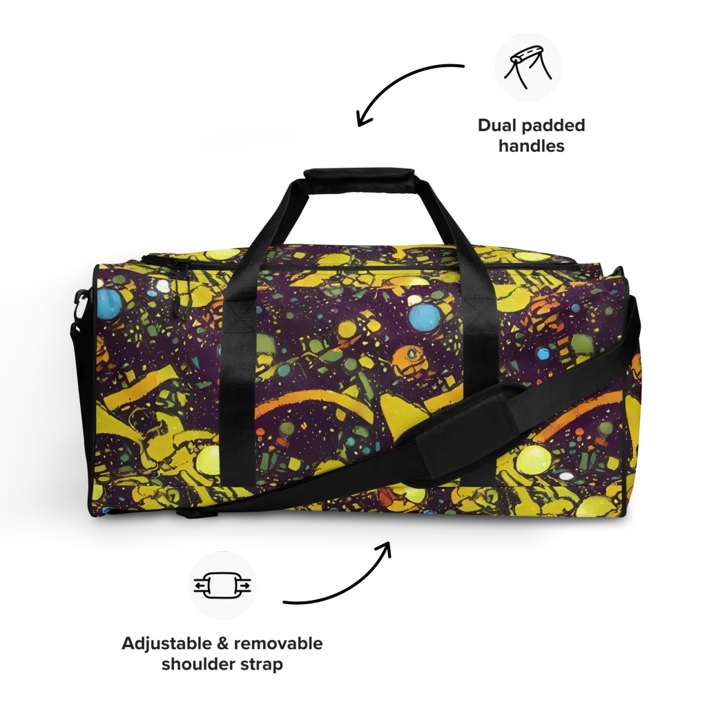 Orbital Ink on Duffle Bag — Front