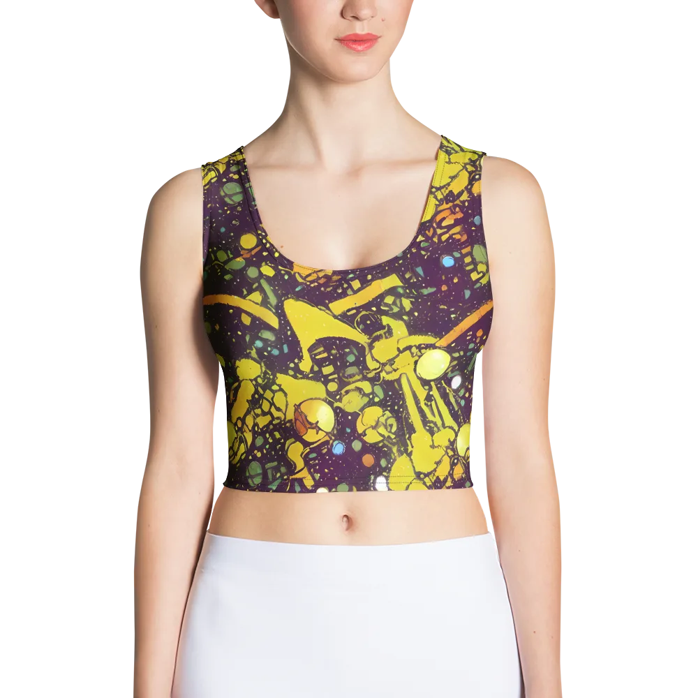 Orbital Ink on Crop Top — Front