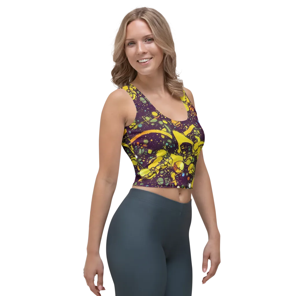 Orbital Ink on Crop Top — Right Front