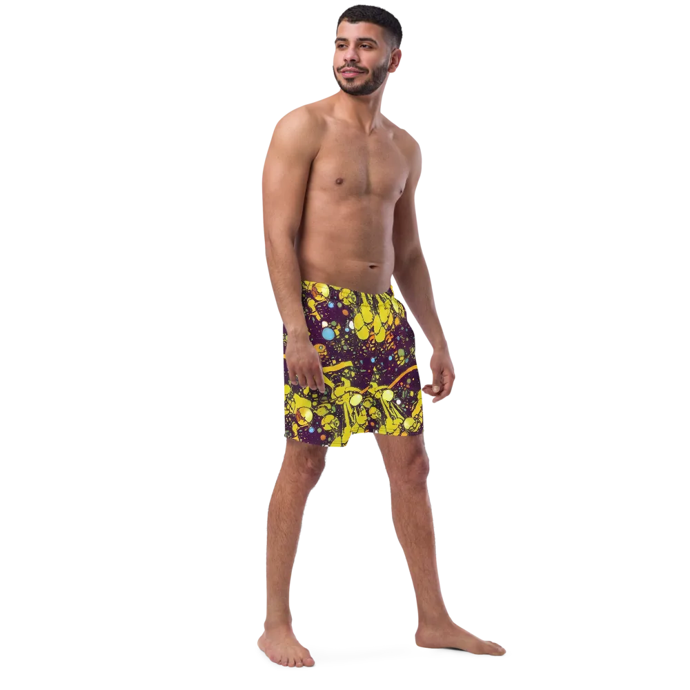 Orbital Ink on Swim Trunks — Right Front