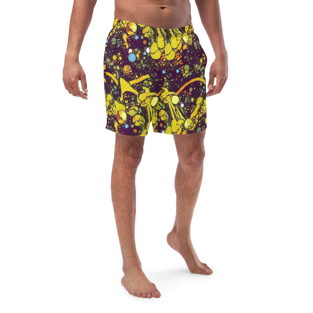 Orbital Ink on Swim Trunks — Front