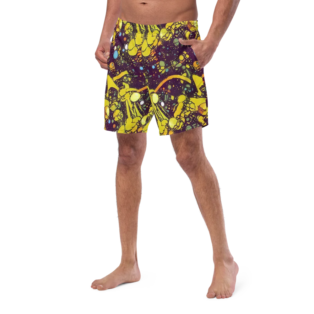 Orbital Ink on Swim Trunks — Left Front