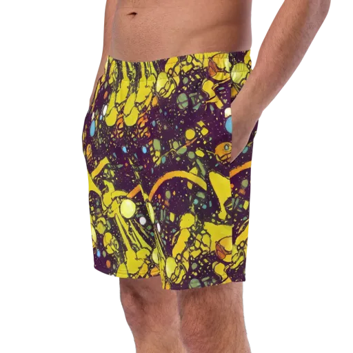 Orbital Ink on a Swim Trunks
