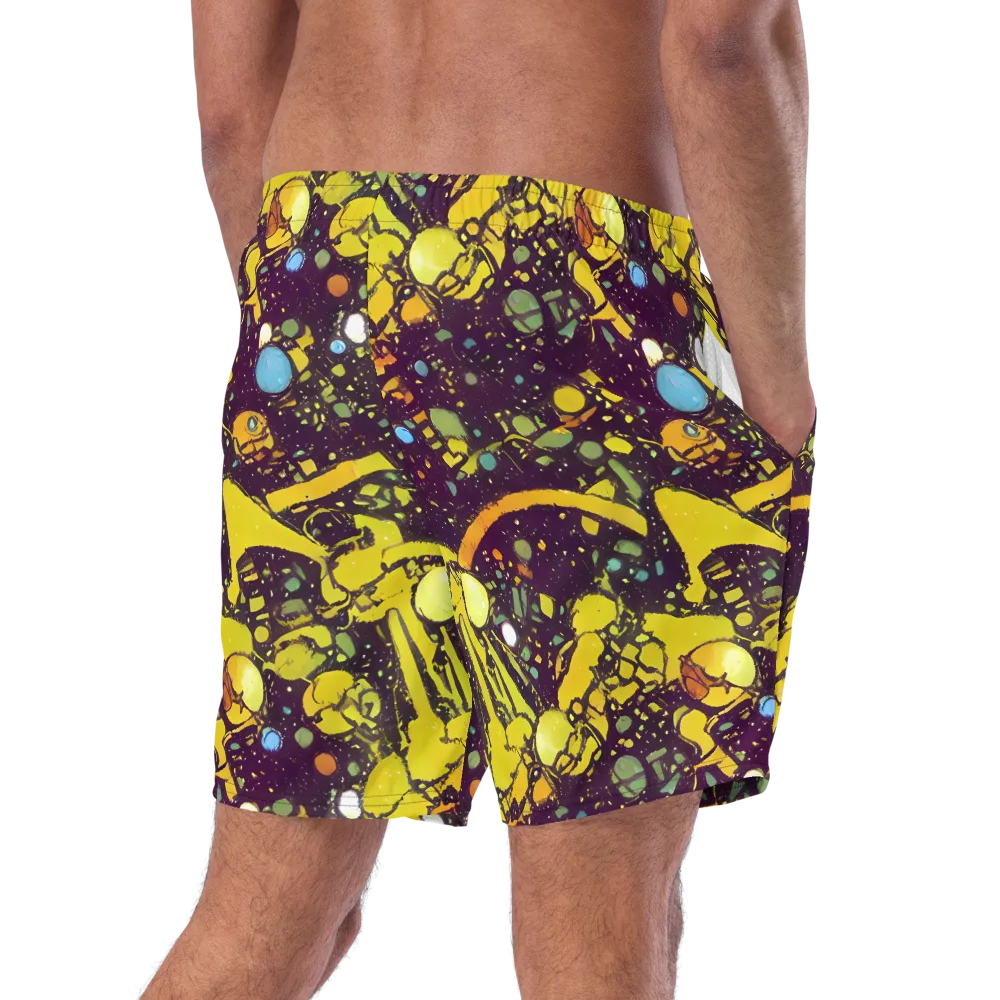 Orbital Ink on Swim Trunks — Right Back