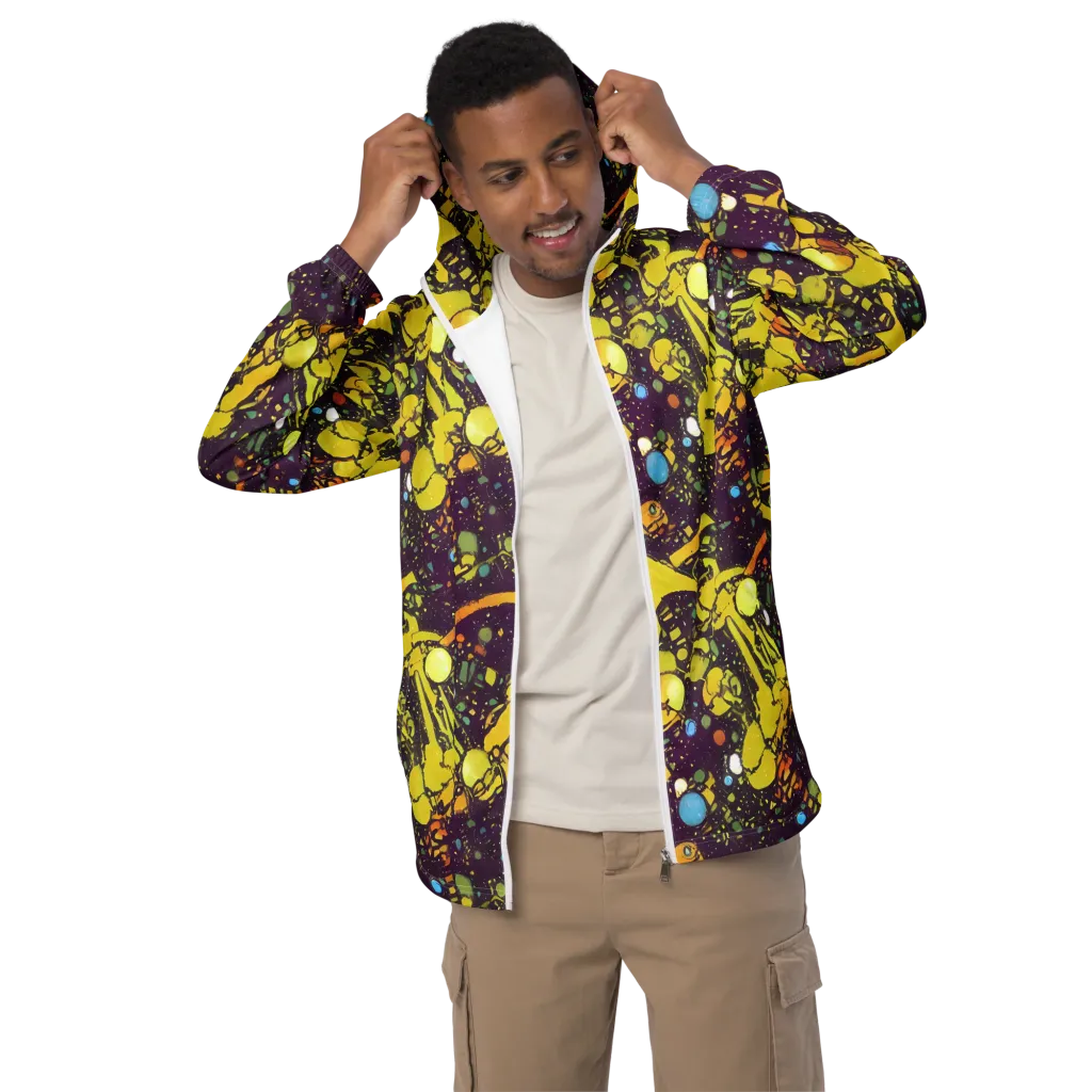 Orbital Ink on Men's Windbreaker — Front