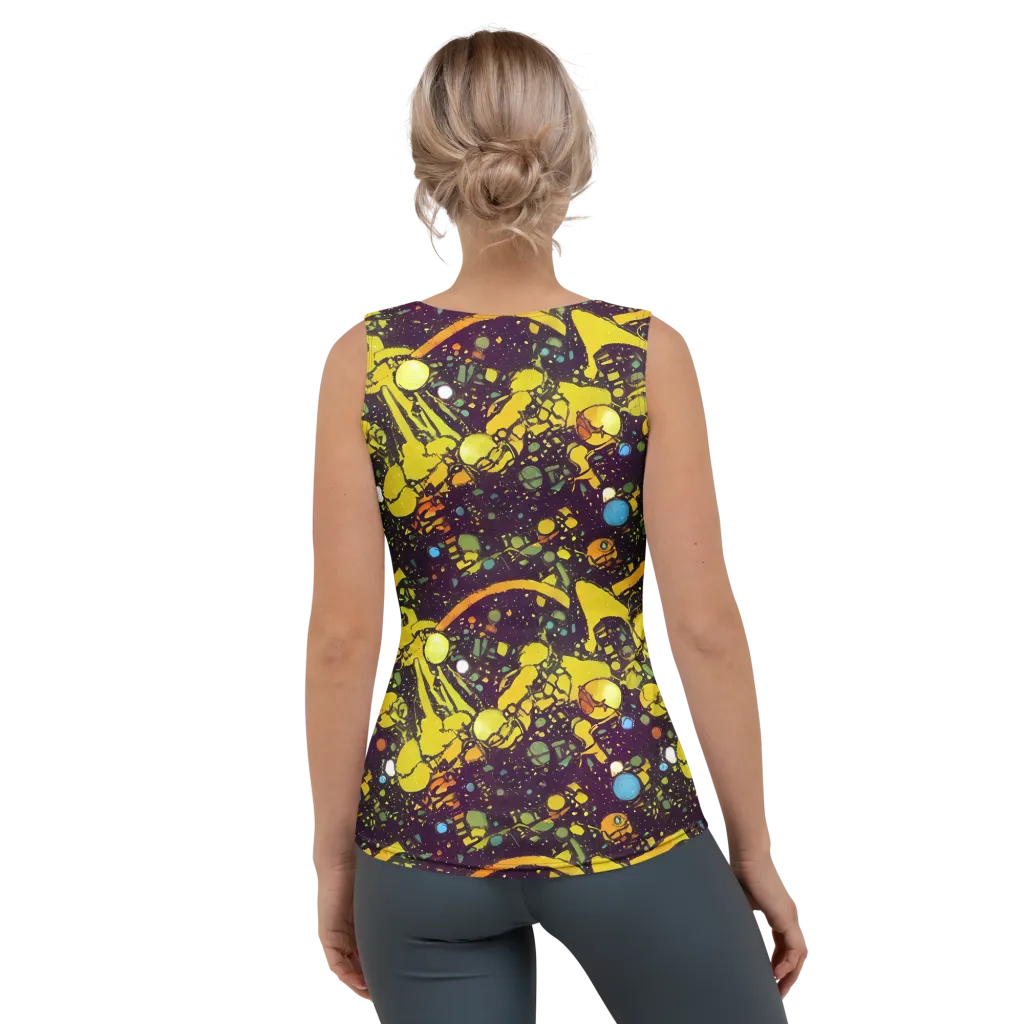 Orbital Ink on Women's Tank Top — Back