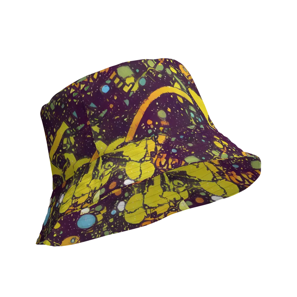 Orbital Ink on Reversible Bucket Hat — Product details Outside