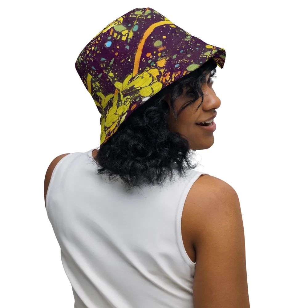 Orbital Ink on Reversible Bucket Hat — Right Outside