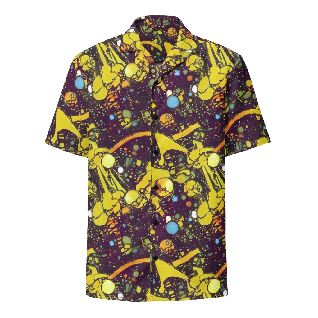 Orbital Ink on Button Shirt — Front