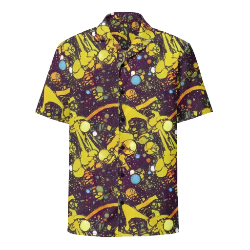 Orbital Ink on a Button Shirt