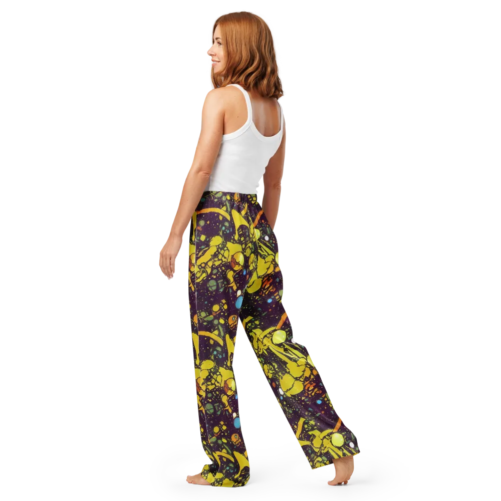 Orbital Ink on Women's Pajama Pants — Back