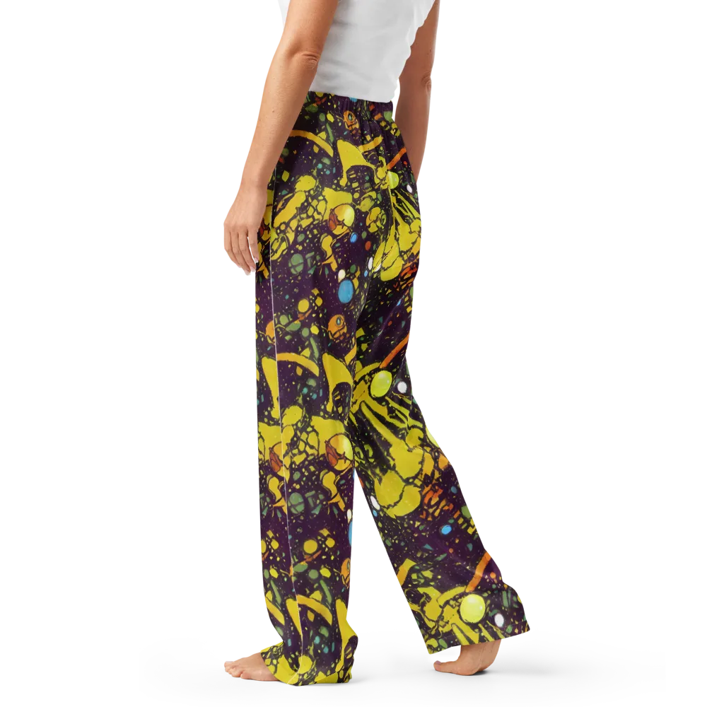 Orbital Ink on Women's Pajama Pants — Left