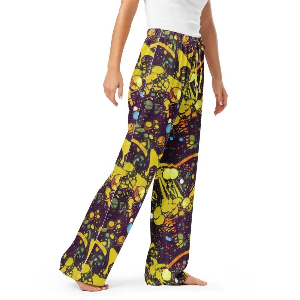 Orbital Ink on Women's Pajama Pants — Right Front