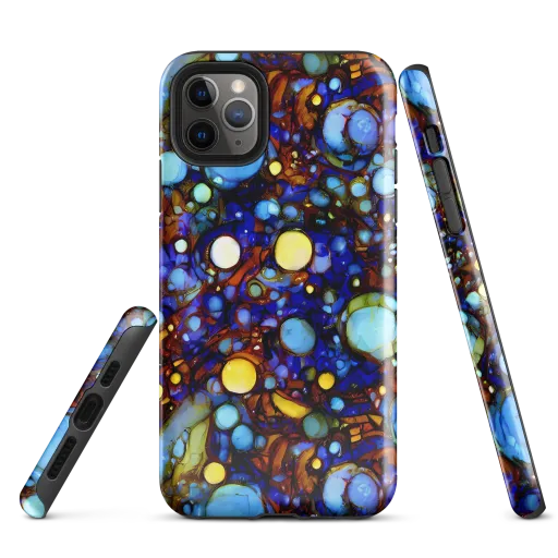 Blue Fireworks on a Tough Case for iPhone®