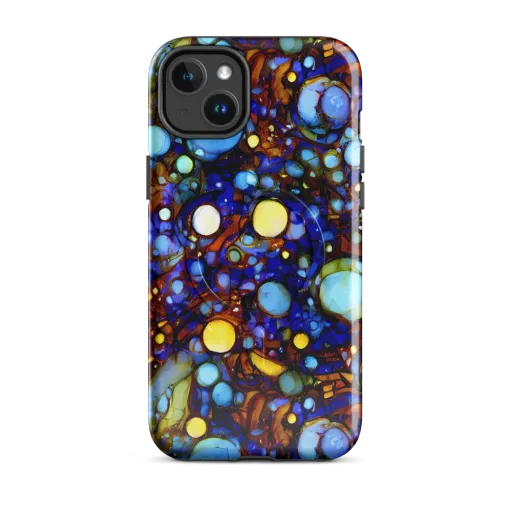 Blue Fireworks on a MagSafe Tough Case for iPhone®