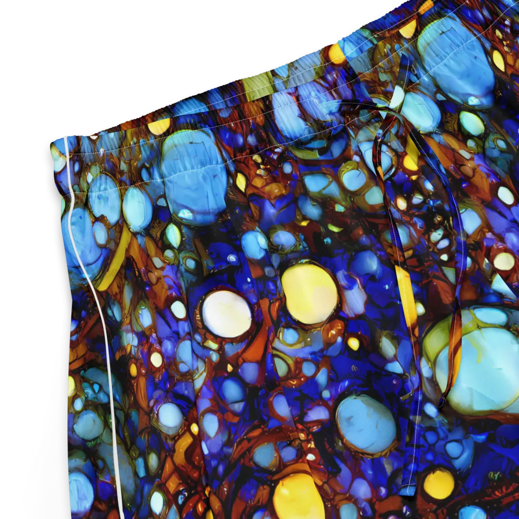 Blue Fireworks on Women's Pajama Shorts — Product details