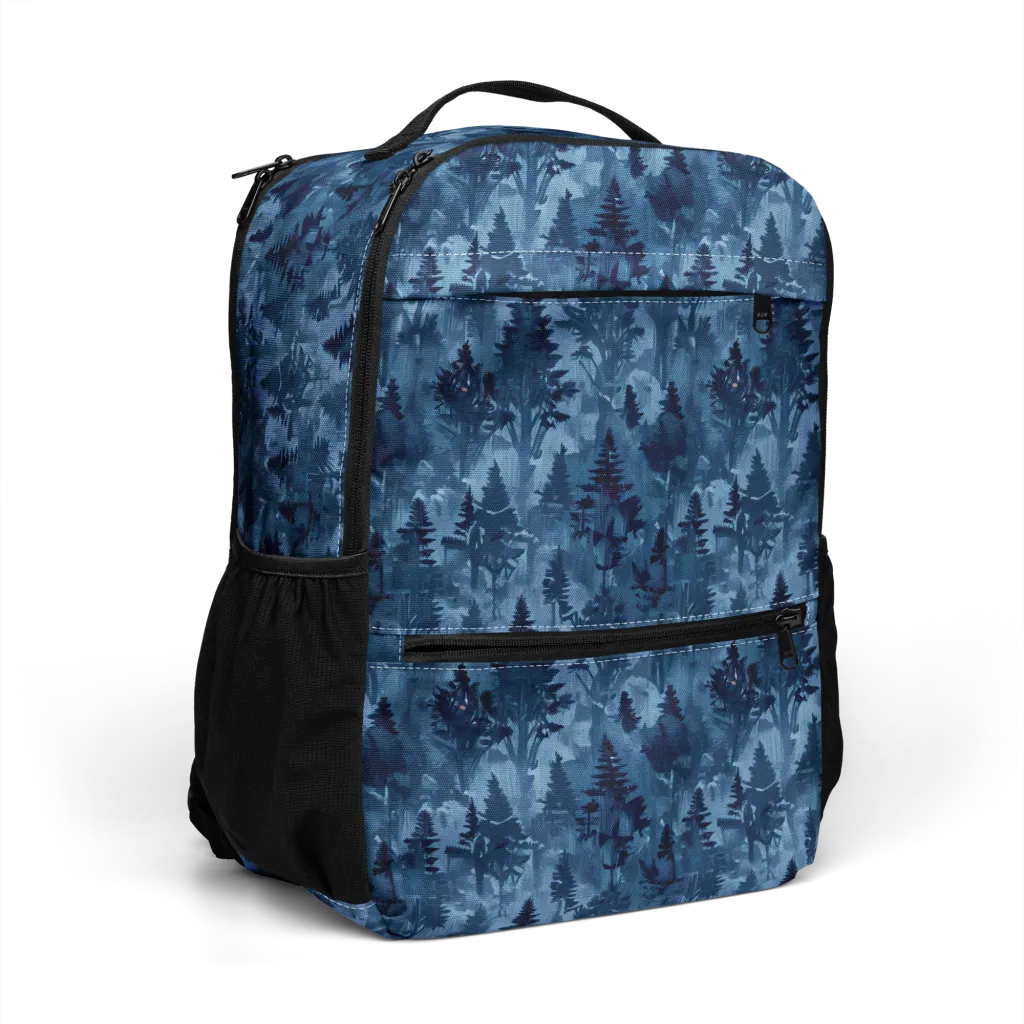 Midnight Timber on Utility Backpack — Right Front