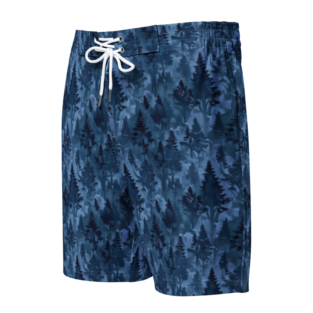 Midnight Timber on Men's Board Shorts — Front