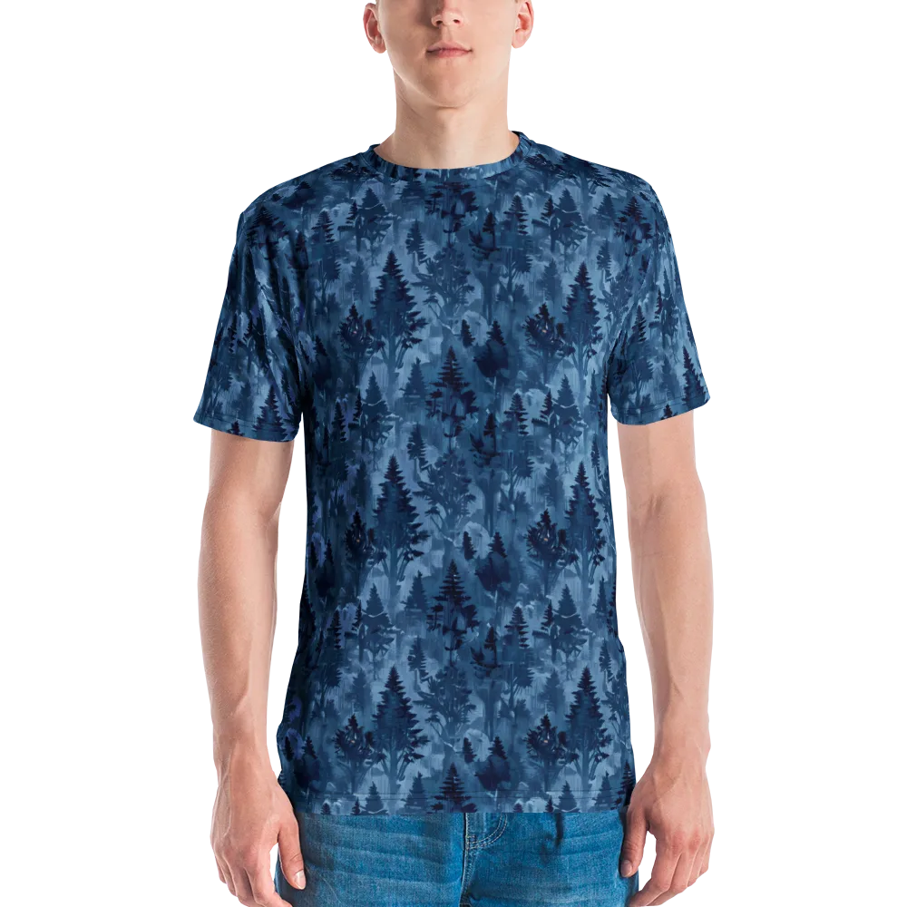 Midnight Timber on Men's Crew Neck T-Shirt — Front