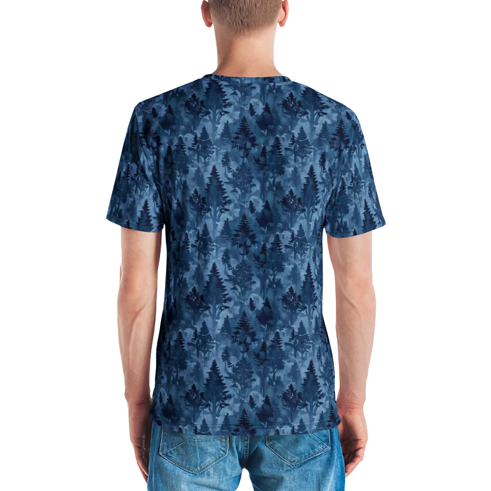 Midnight Timber on Men's Crew Neck T-Shirt — Back
