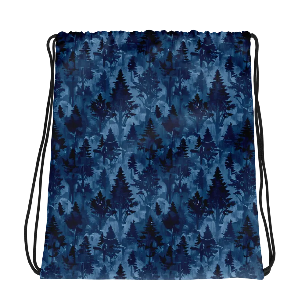Midnight Timber on Drawstring Bag — Photo