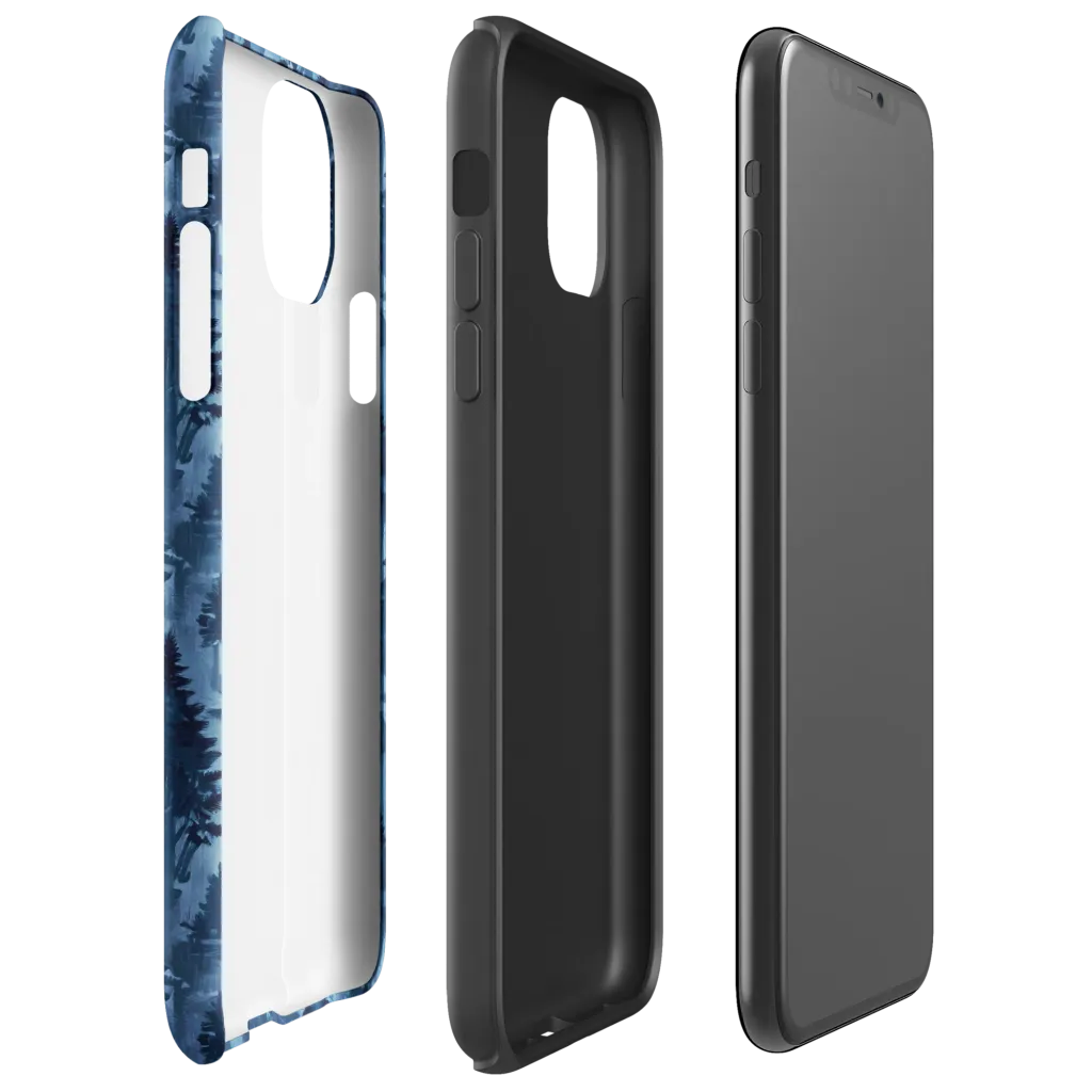 Midnight Timber on Tough Case for iPhone® — Right