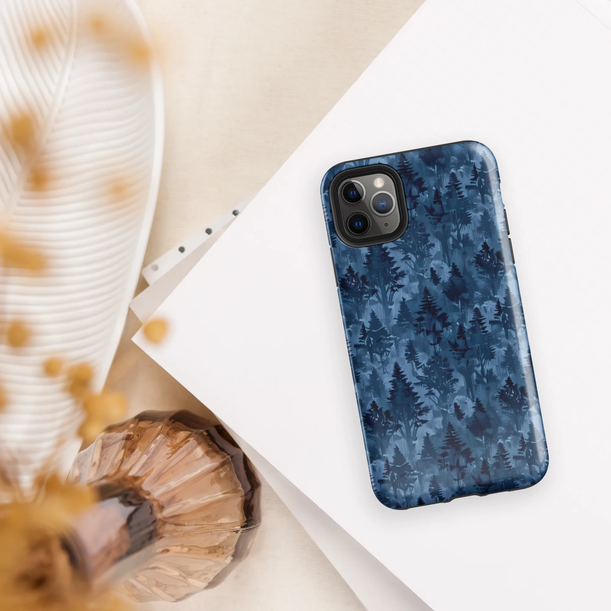 Midnight Timber on Tough Case for iPhone® — Front