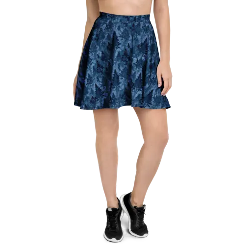 Midnight Timber on a Skater Skirt