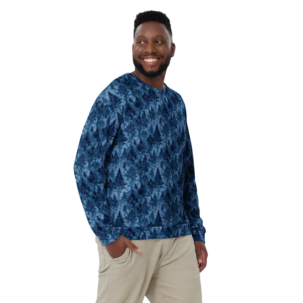 Midnight Timber on Sweatshirt — Front