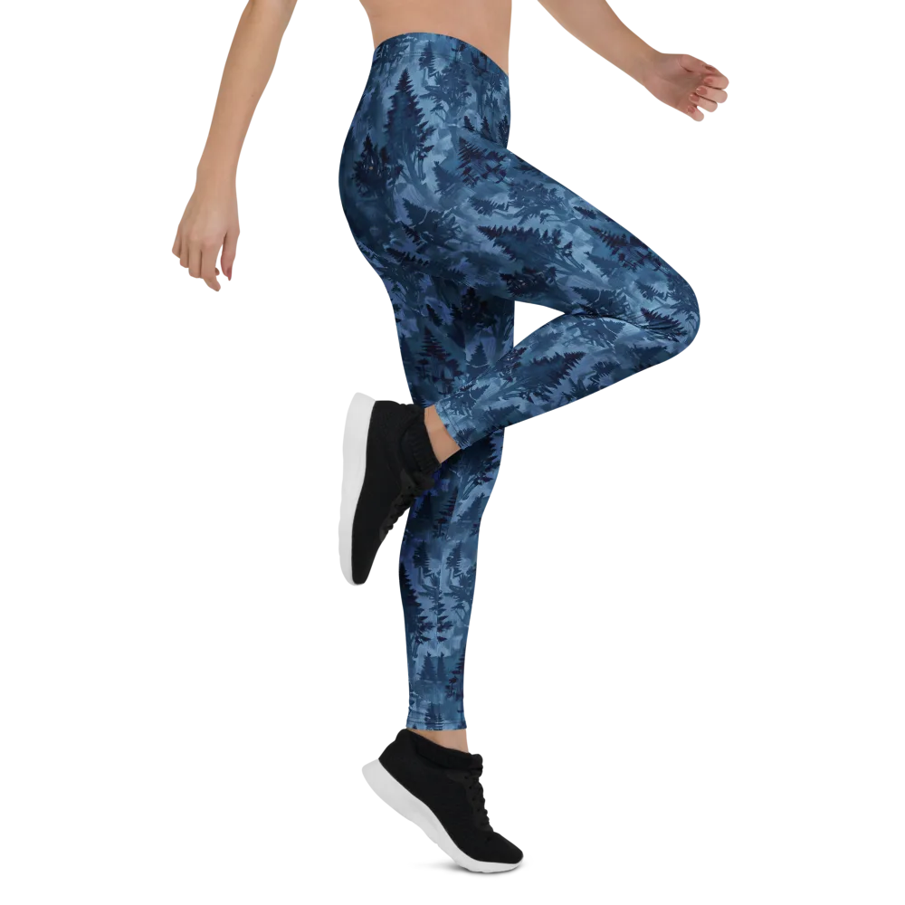 Midnight Timber on Leggings — Right