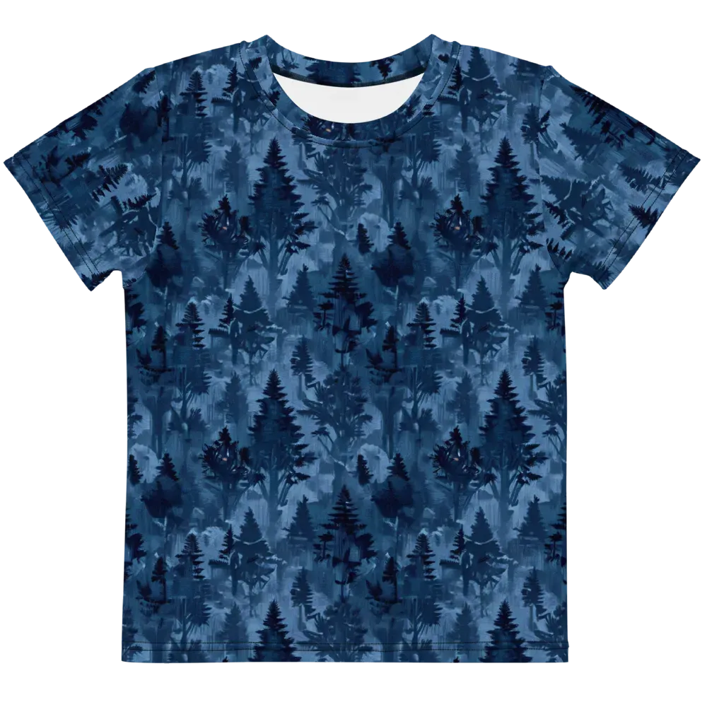 Midnight Timber on Kids Crew Neck T-Shirt — Front