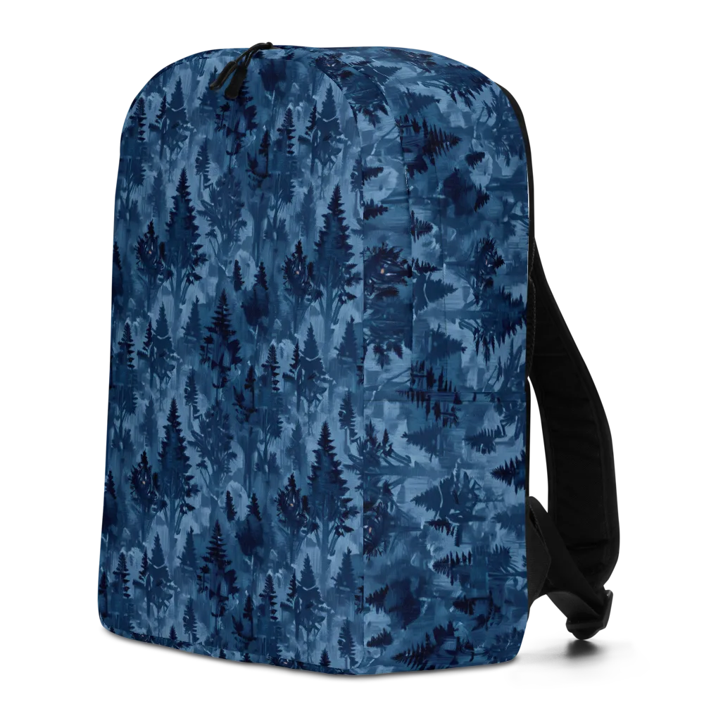 Midnight Timber on Minimalist Backpack — Left