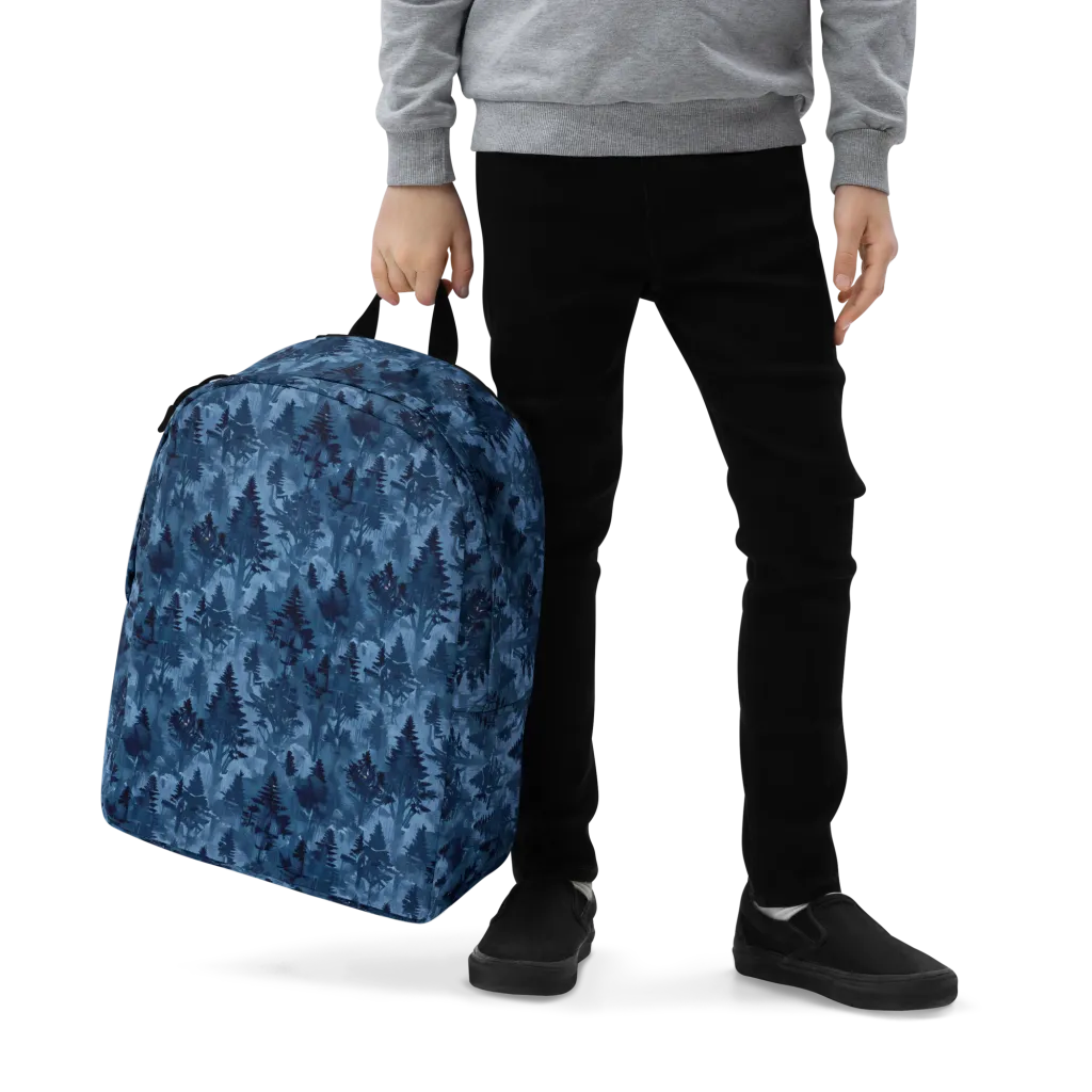 Midnight Timber on Minimalist Backpack — Zoomed-in