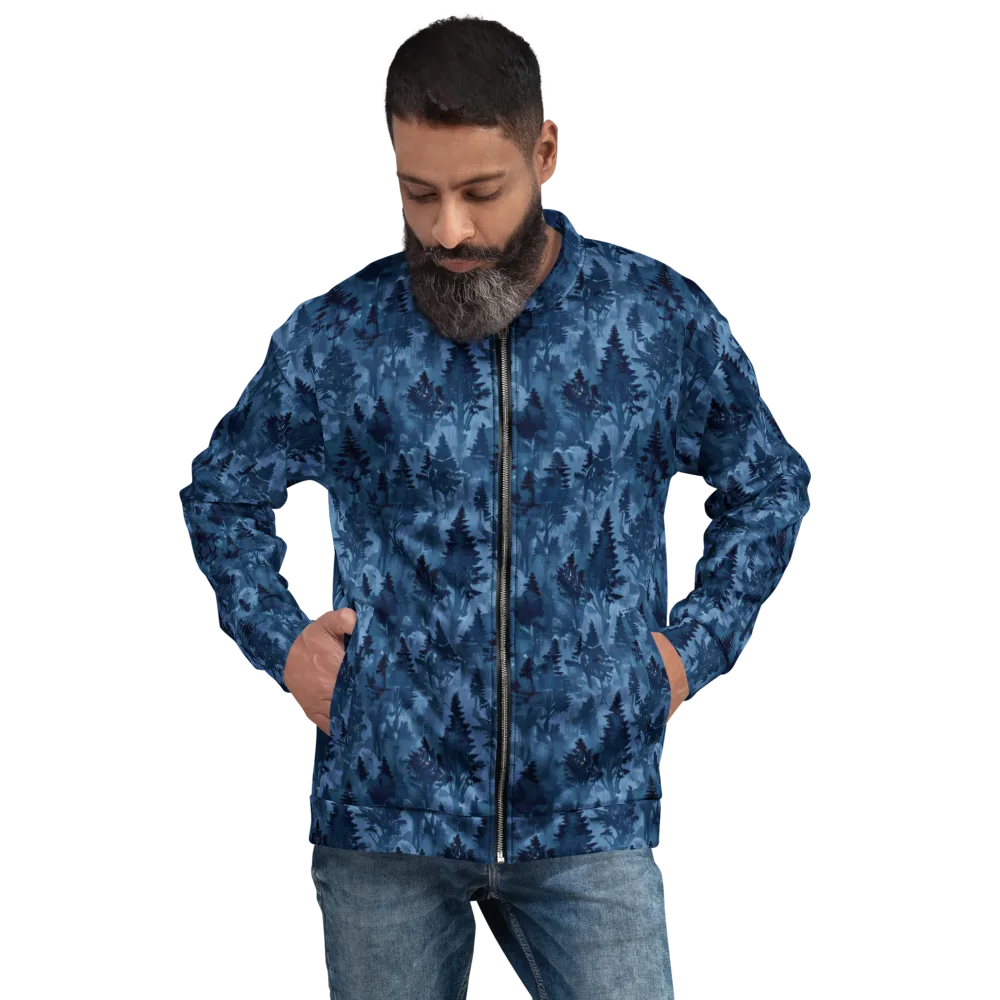 Midnight Timber on Bomber Jacket — Front