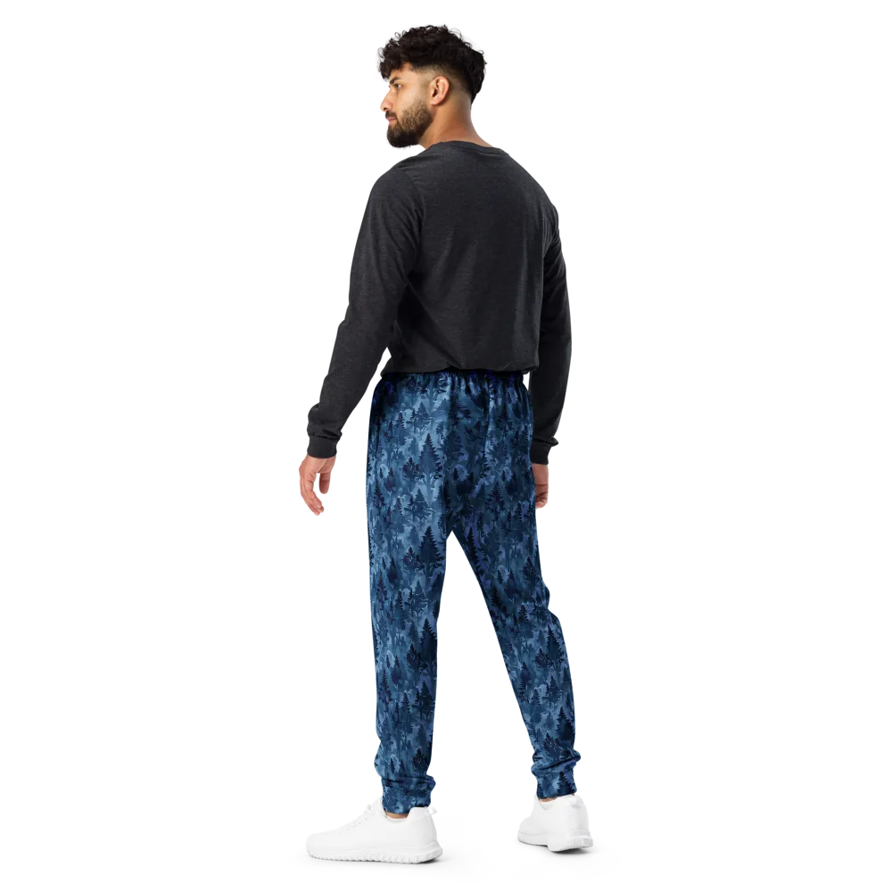 Midnight Timber on Men's Joggers — Back