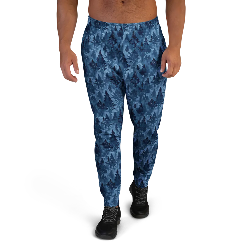 Midnight Timber on Men's Joggers — Front