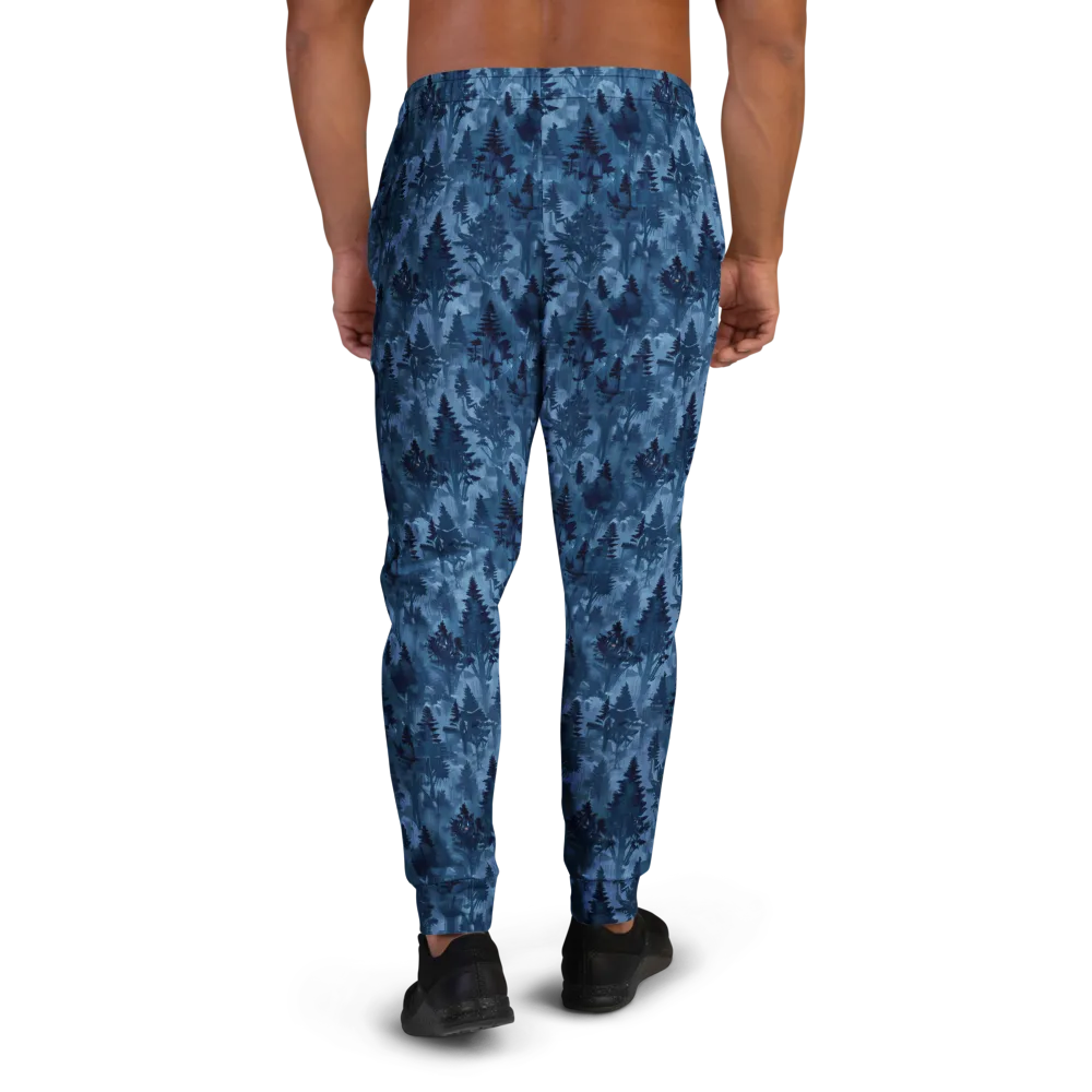 Midnight Timber on Men's Joggers — Back
