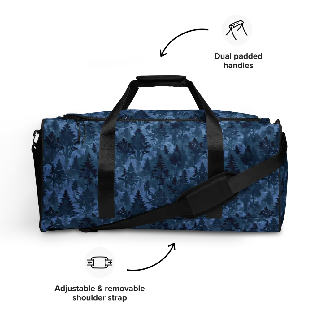 Midnight Timber on Duffle Bag — Front