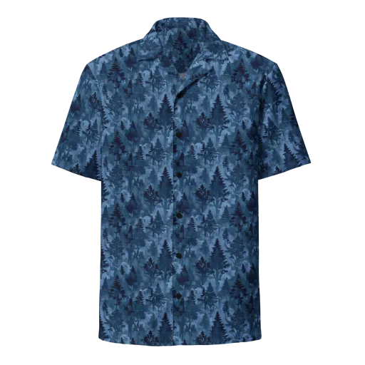 Midnight Timber on a Button Shirt