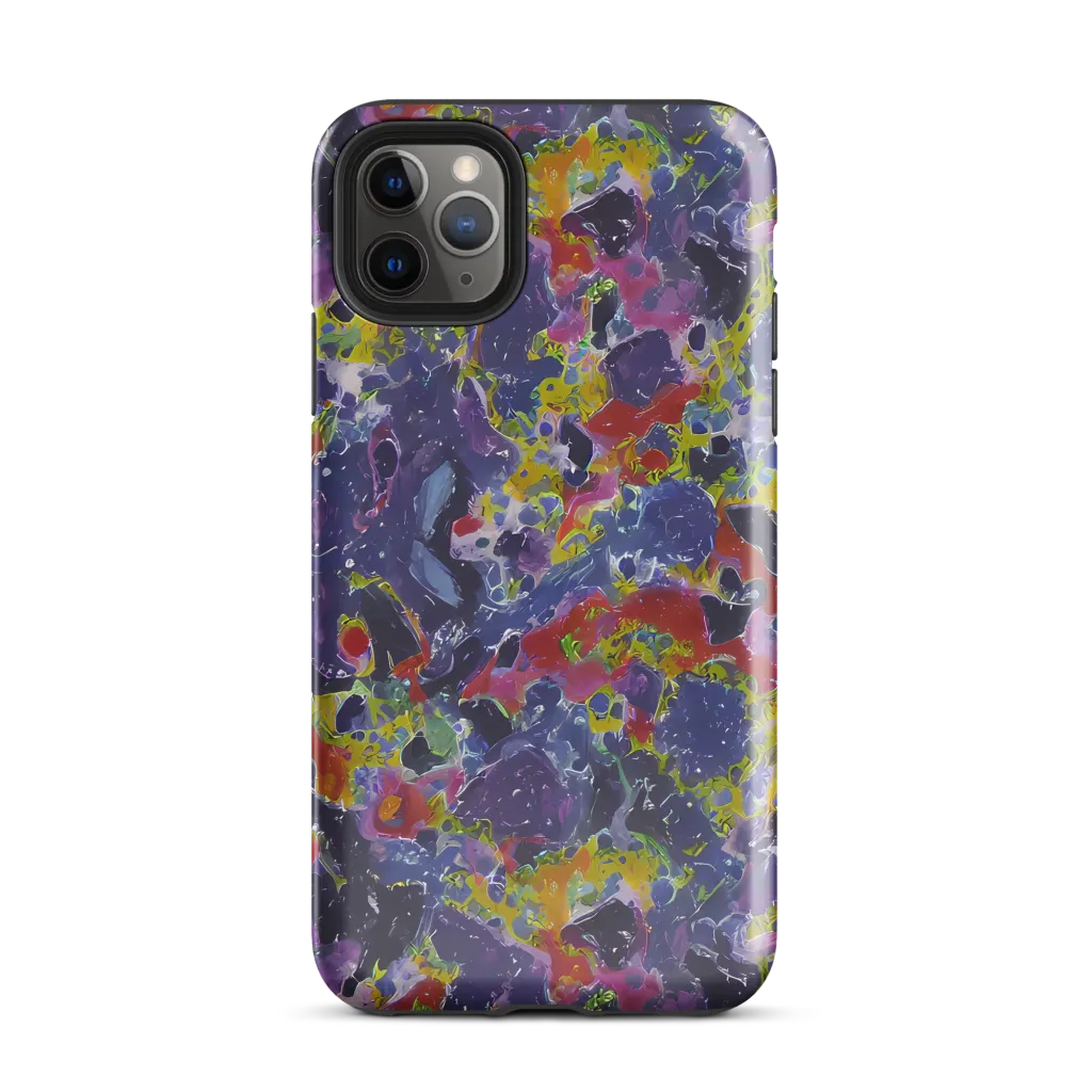 Purple Frequency on Tough Case for iPhone® — Front