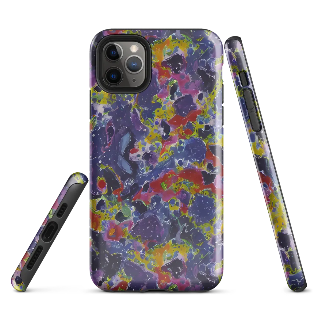 Purple Frequency on Tough Case for iPhone® — Front