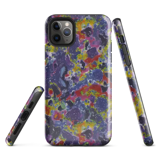 Purple Frequency on a Tough Case for iPhone®