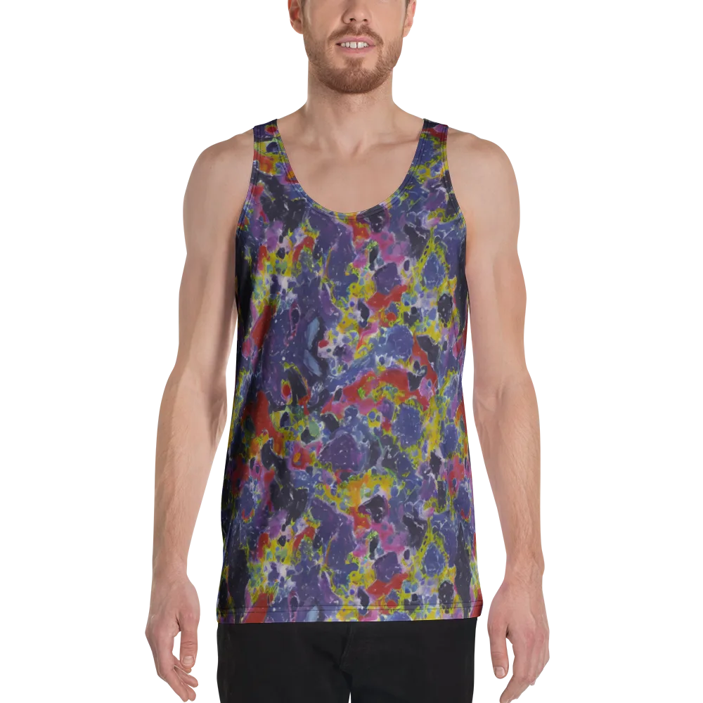 Purple Frequency on Men's Tank Top — Front