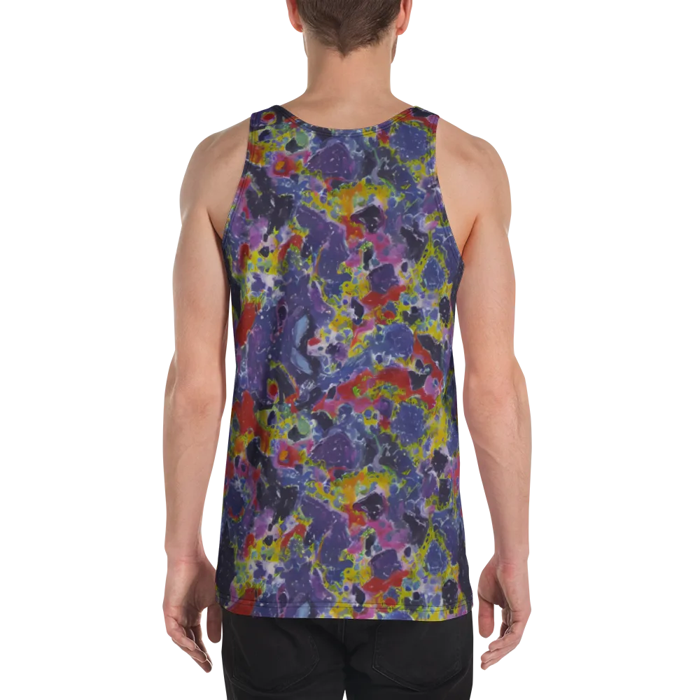 Purple Frequency on Men's Tank Top — Back
