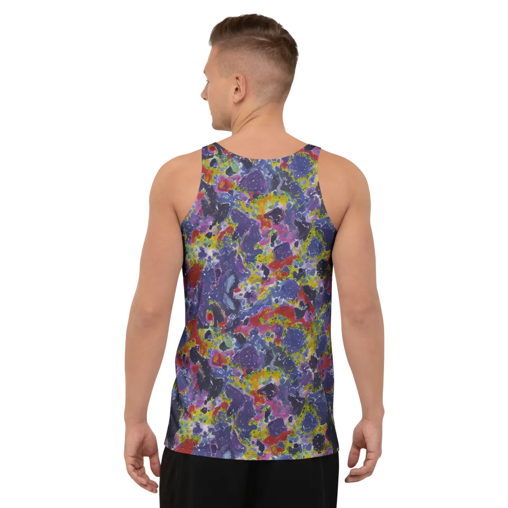 Purple Frequency on Men's Tank Top — Back