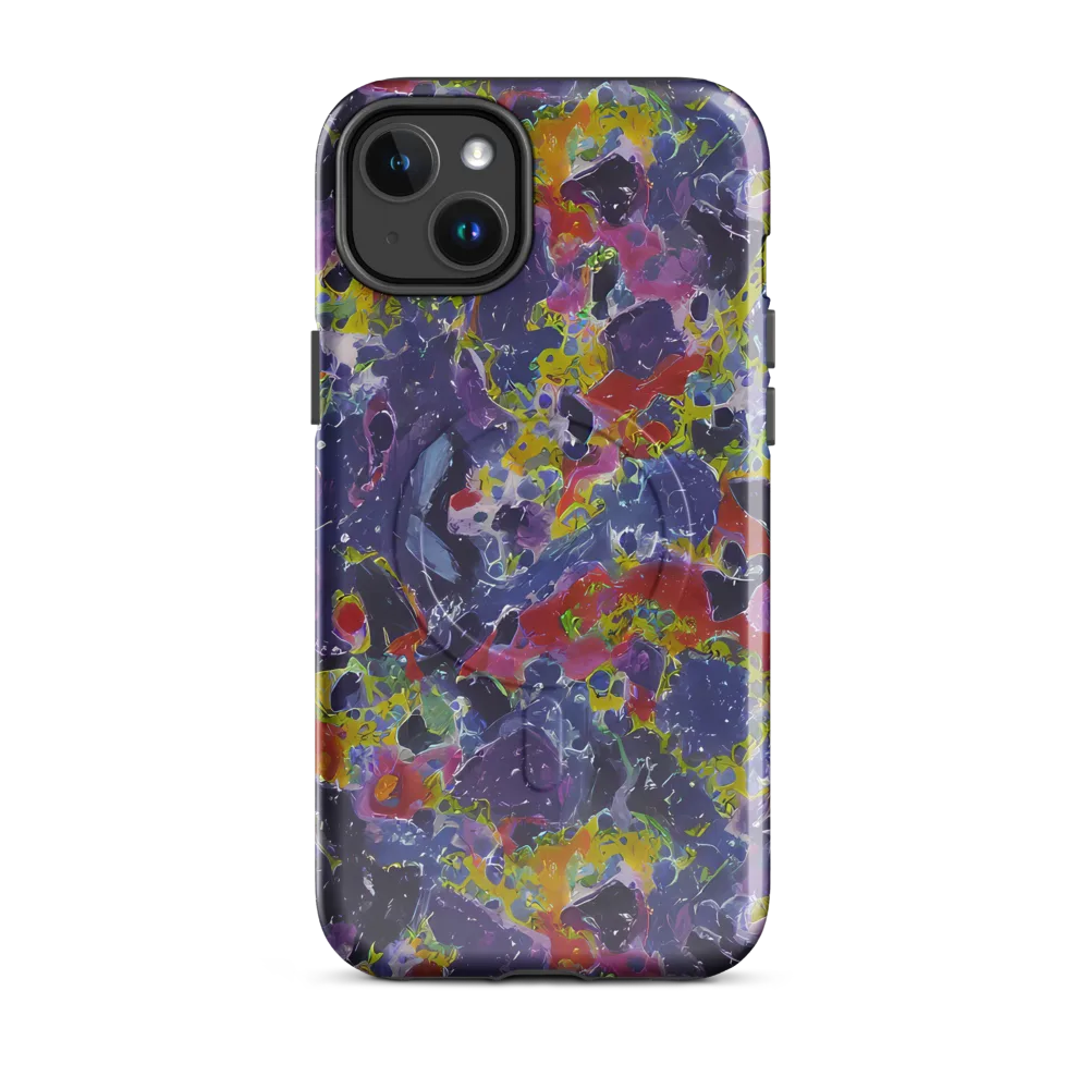 Purple Frequency on MagSafe Tough Case for iPhone® — Front