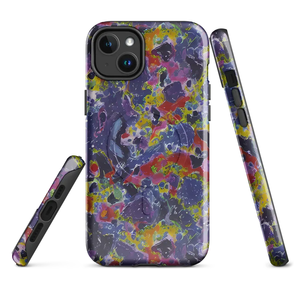 Purple Frequency on MagSafe Tough Case for iPhone® — Front