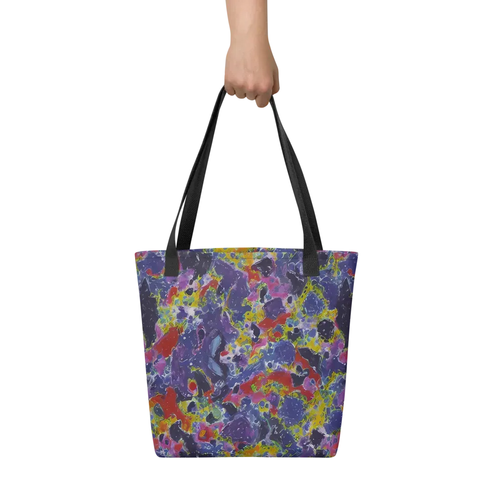 Purple Frequency on Tote Bag — Front